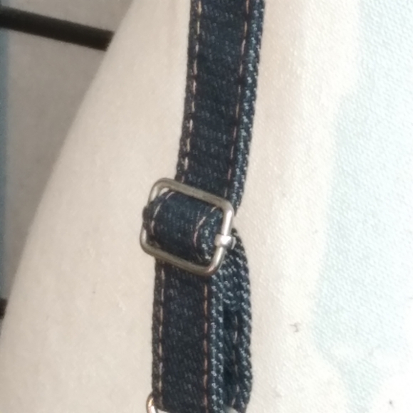 Denim Mini Crossbody Shoulder Bag Adjustable Purse - Picture 8 of 14